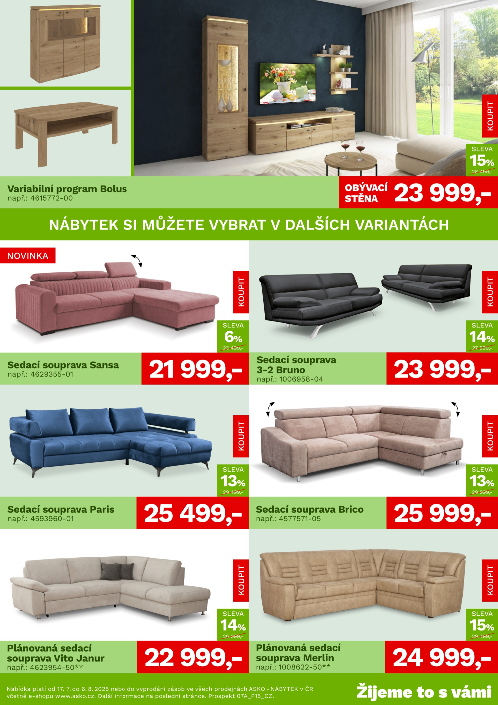 Leták ASKO nábytek leták - Akční nabídka - strana 2