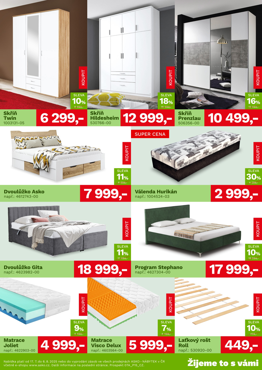 Leták ASKO nábytek leták - Akční nabídka - strana 3