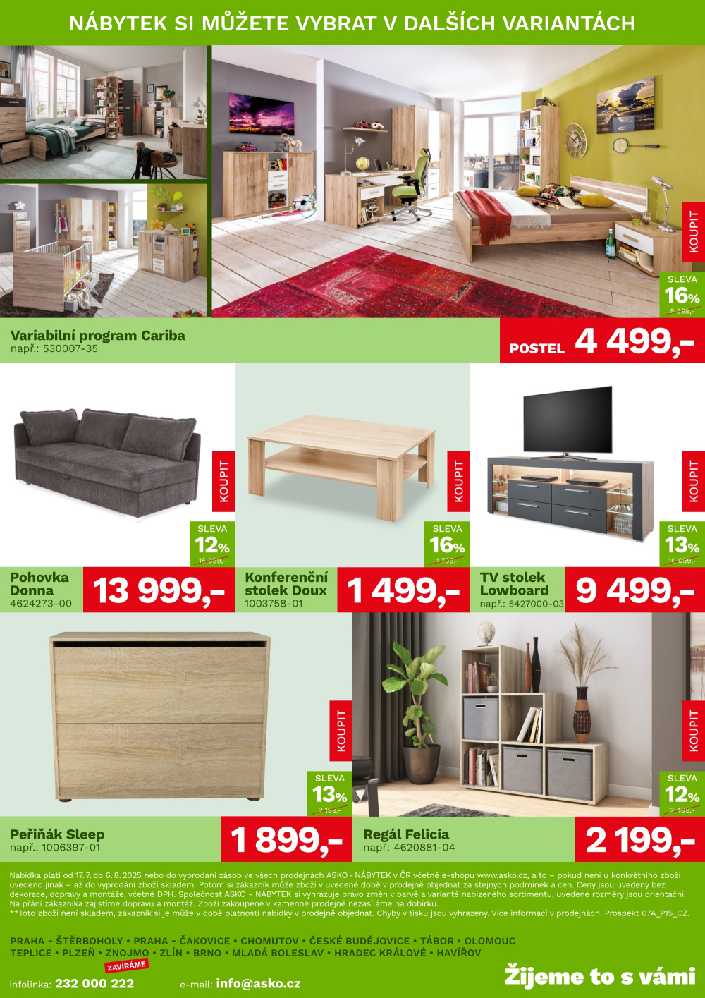 Leták ASKO nábytek leták - Akční nabídka - strana 4