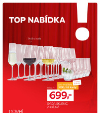 Akční leták XXXLutz  - TOP nabídka Sklenice Novel