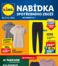 Akční leták Lidl  - Nabídka spotřebního zboží