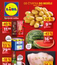 Akční leták Lidl  od čtvrtka