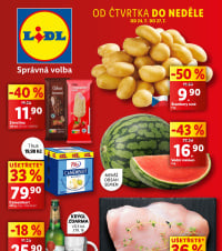 Akční leták Lidl  od čtvrtka