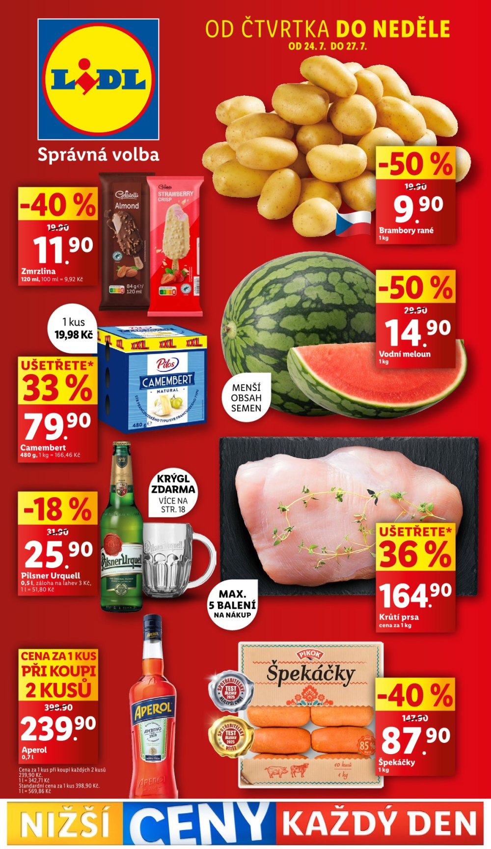 Leták Lidl leták od čtvrtka - strana 1
