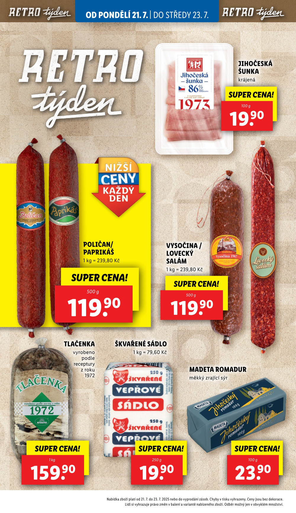 Leták Lidl leták od pondělí - Retro týden - strana 16