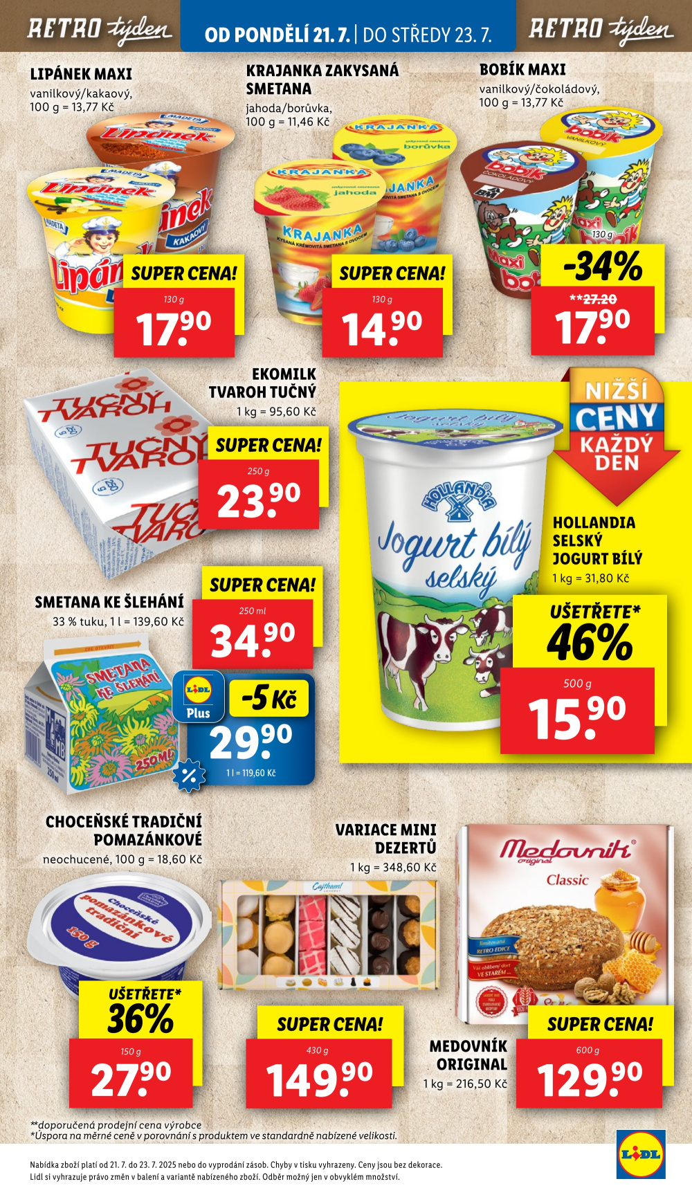 Leták Lidl leták od pondělí - Retro týden - strana 17