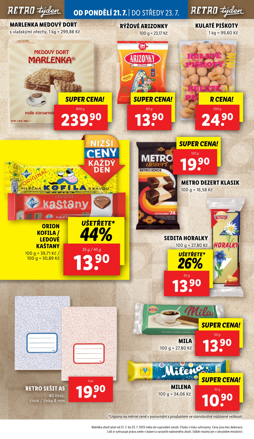 Leták Lidl leták od pondělí - Retro týden - strana 18
