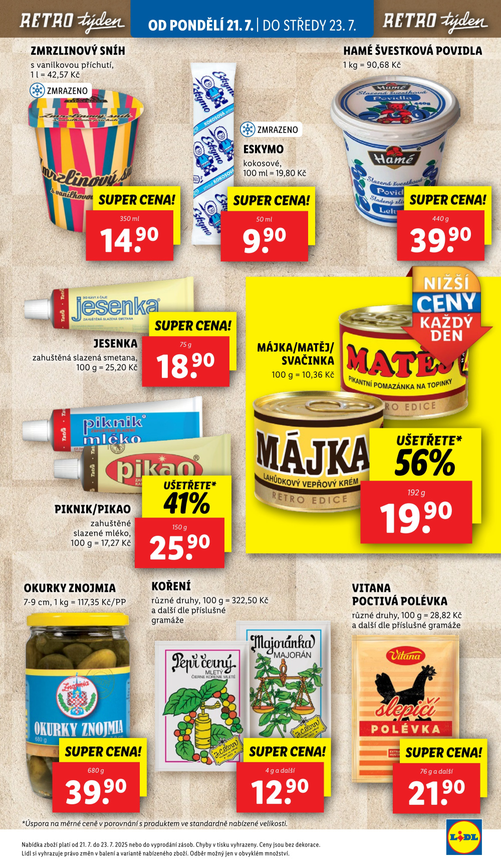 Leták Lidl leták od pondělí - Retro týden - strana 19