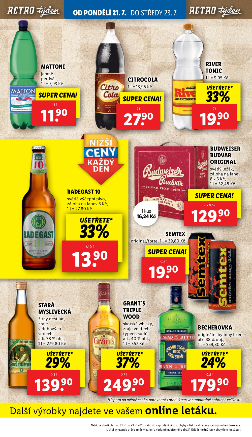 Leták Lidl leták od pondělí - Retro týden - strana 20