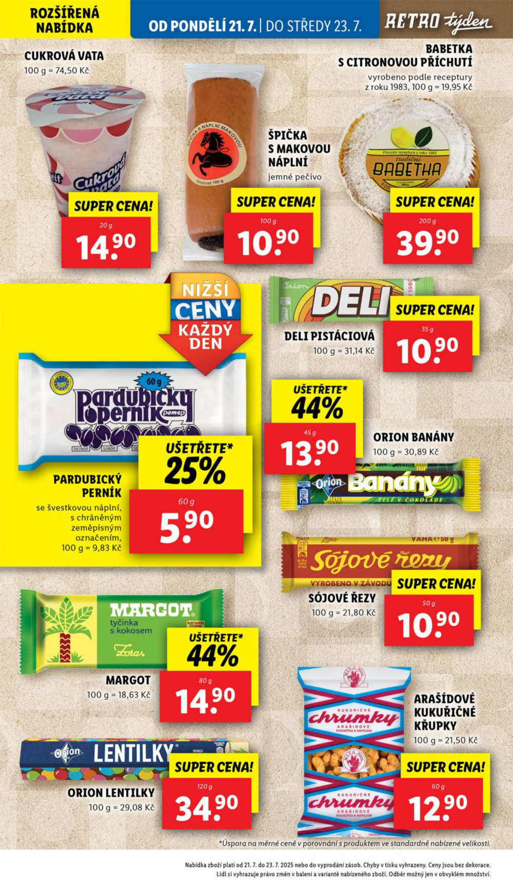 Leták Lidl leták od pondělí - Retro týden - strana 22