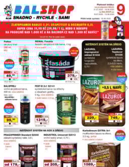 Barvy a laky drogerie leták