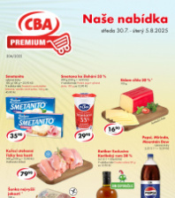 Akční leták CBA Premium 