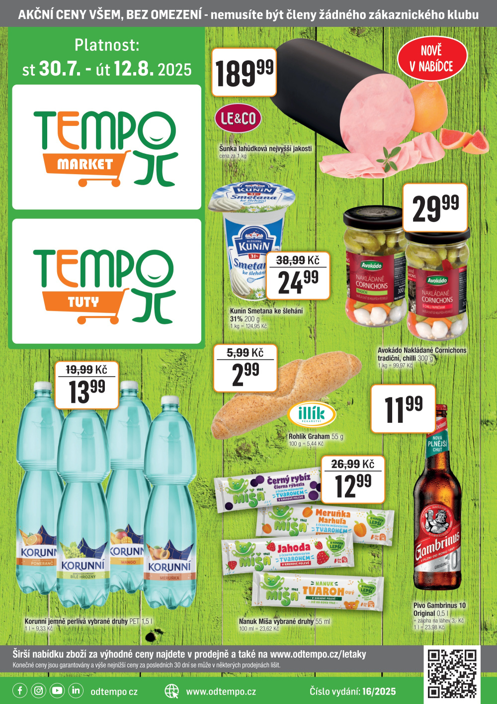 Leták TEMPO leták - strana 1