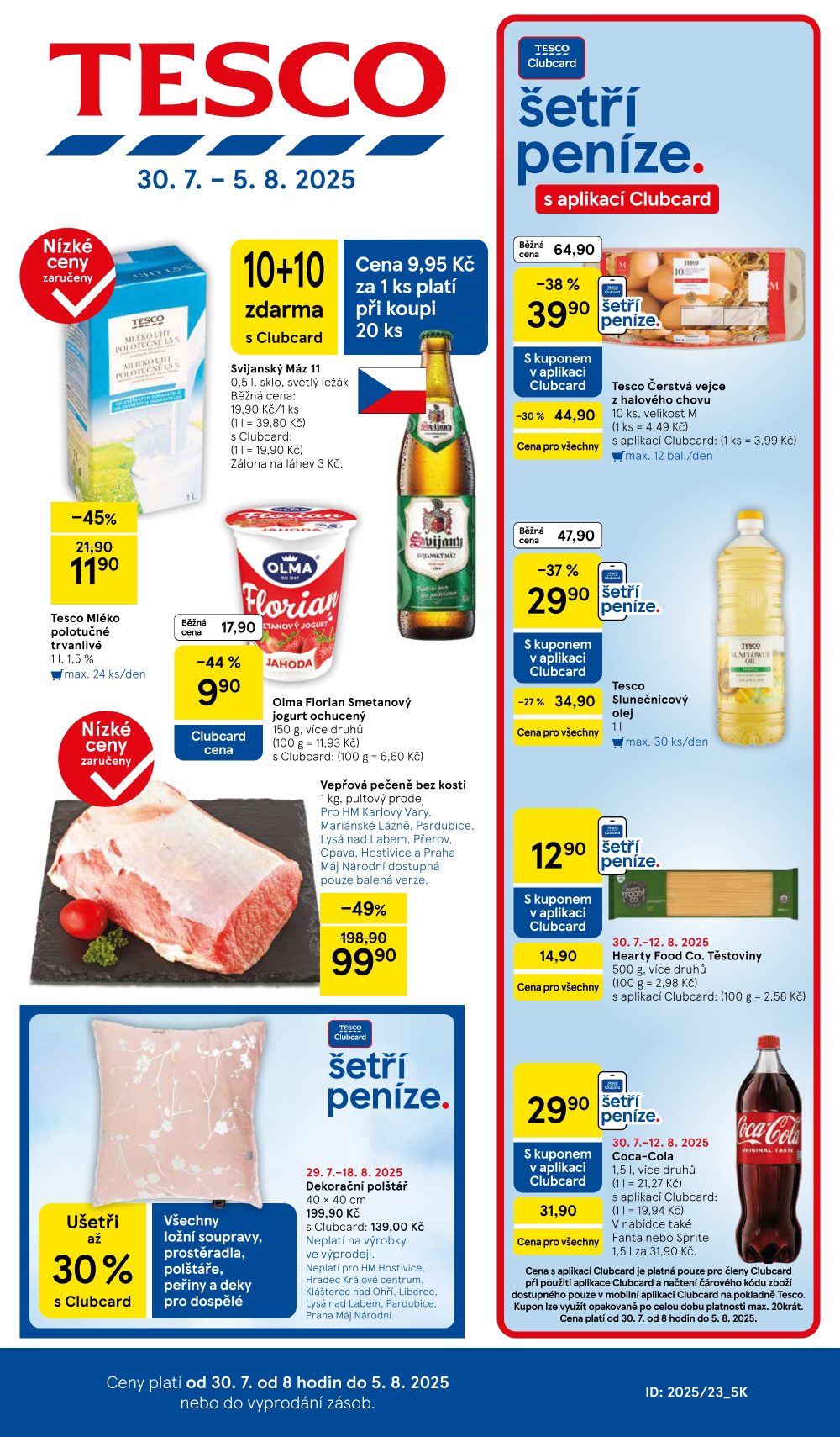 Leták Tesco hypermarket leták - strana 1
