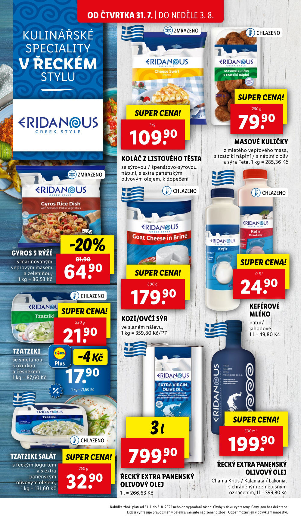 Leták Lidl leták od čtvrtka - Speciality v řeckém stylu - strana 14
