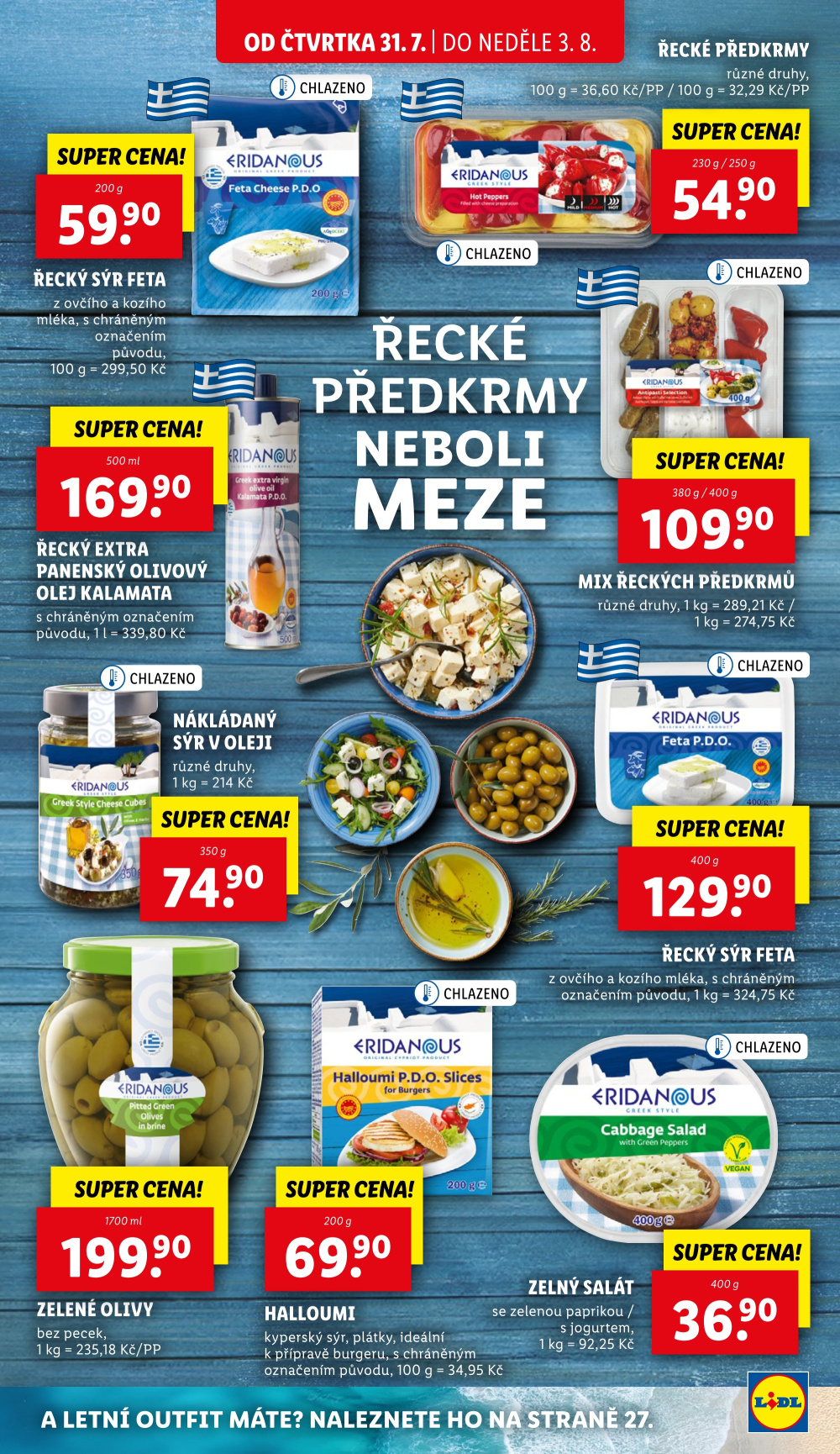 Leták Lidl leták od čtvrtka - Speciality v řeckém stylu - strana 15