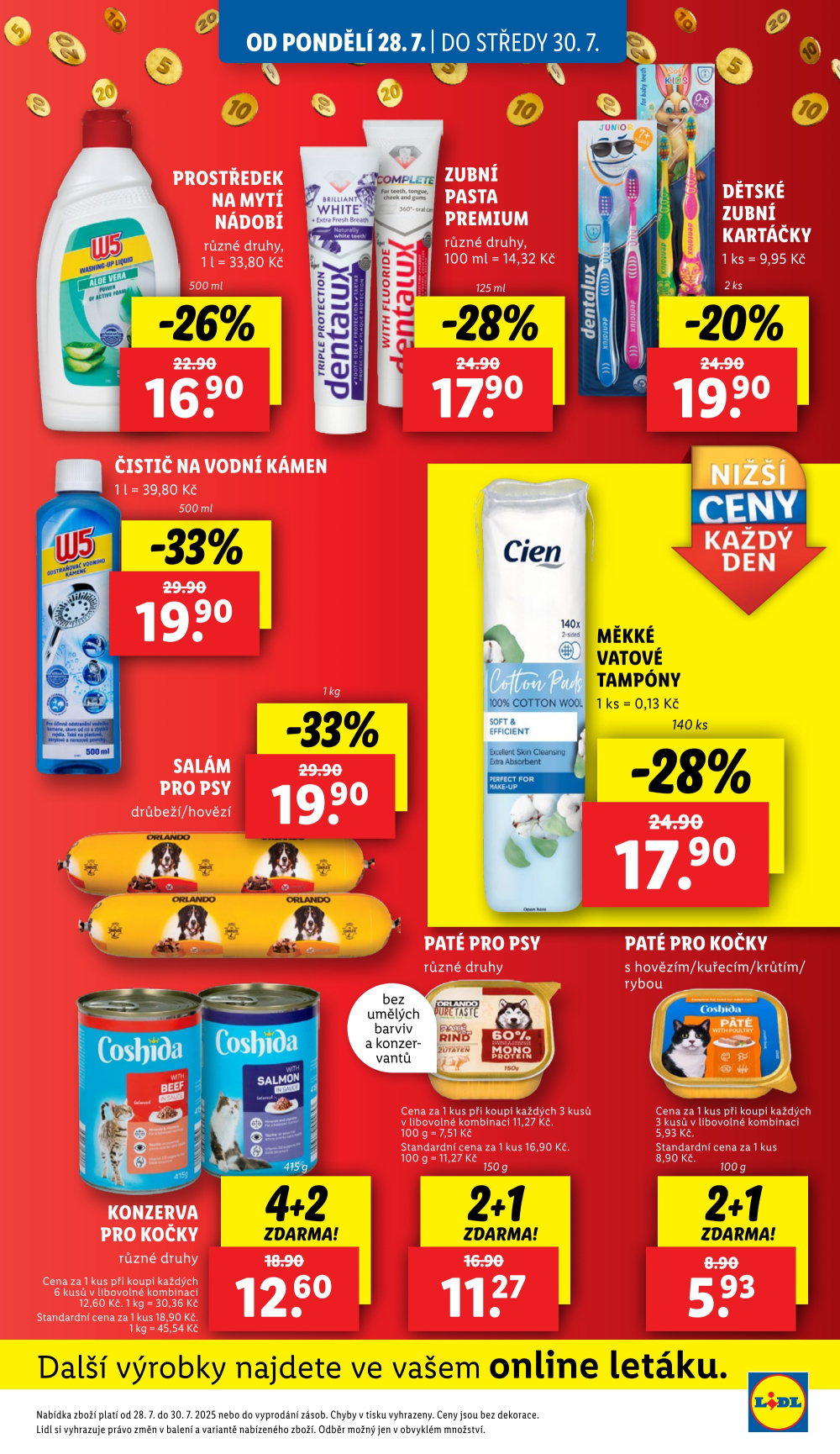 Leták Lidl leták od pondělí - Ježkovy voči! Pod dvacet! - strana 17