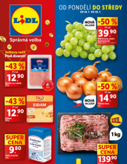 Lidl leták od pondělí - Ježkovy voči! Pod dvacet!