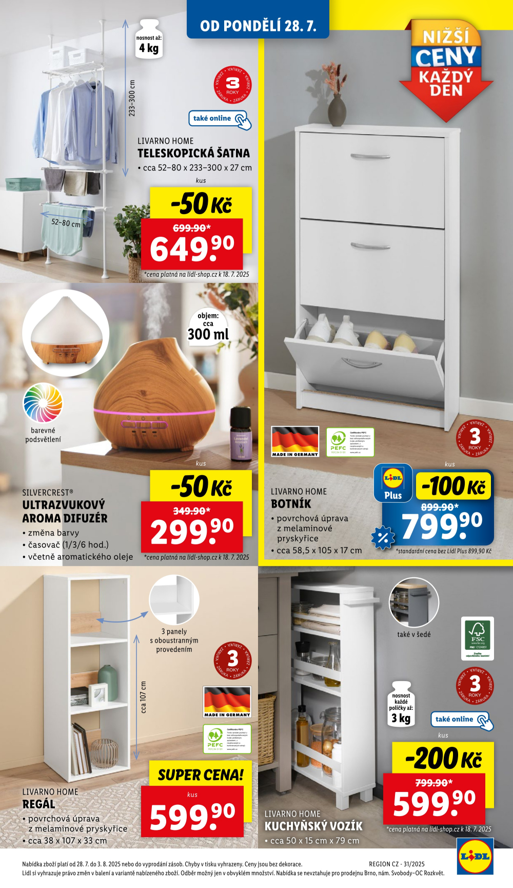 Leták Lidl leták od pondělí - Ježkovy voči! Pod dvacet! - strana 25