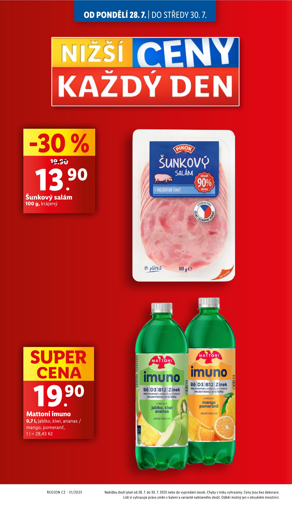 Leták Lidl leták od pondělí - Ježkovy voči! Pod dvacet! - strana 4