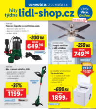 Akční leták Lidl - shop.cz  - hity týdne
