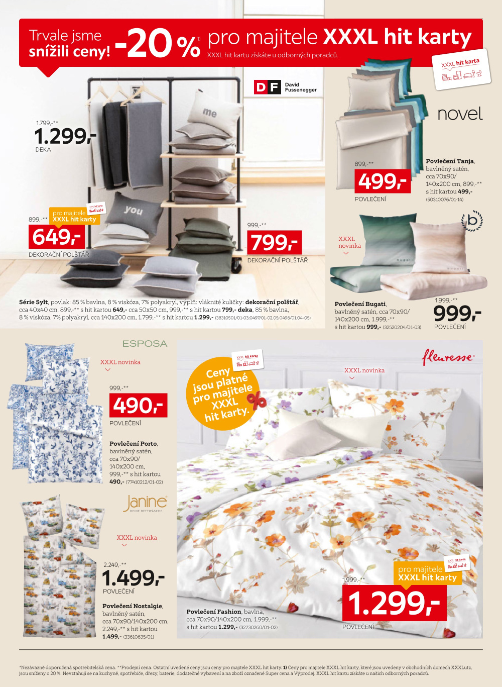 Leták XXXLutz leták - Týdny bytového textilu - strana 2