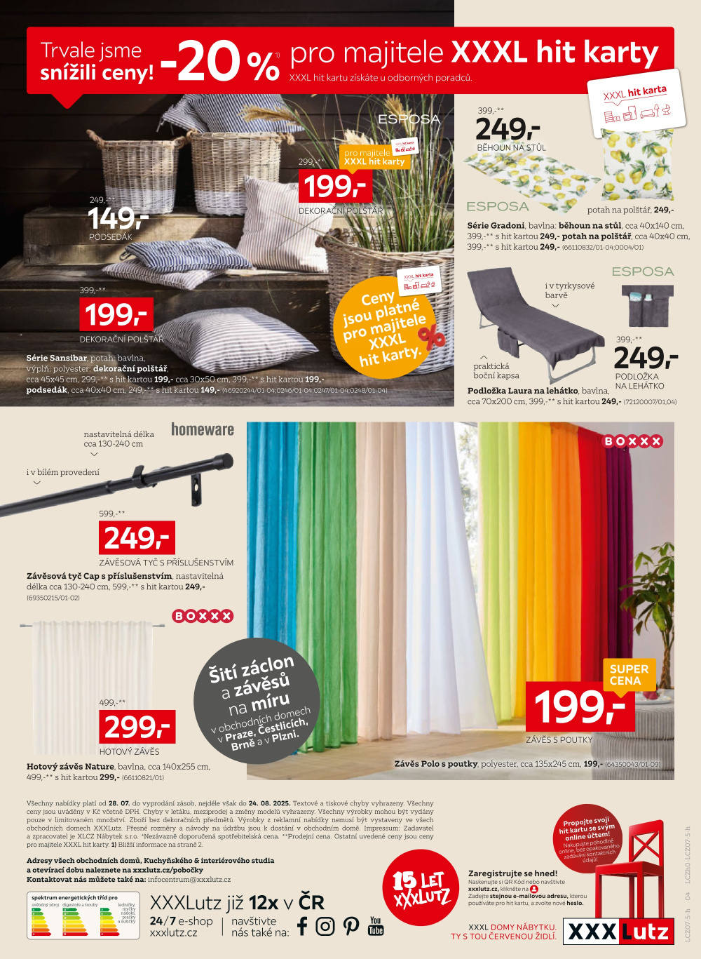 Leták XXXLutz leták - Týdny bytového textilu - strana 4