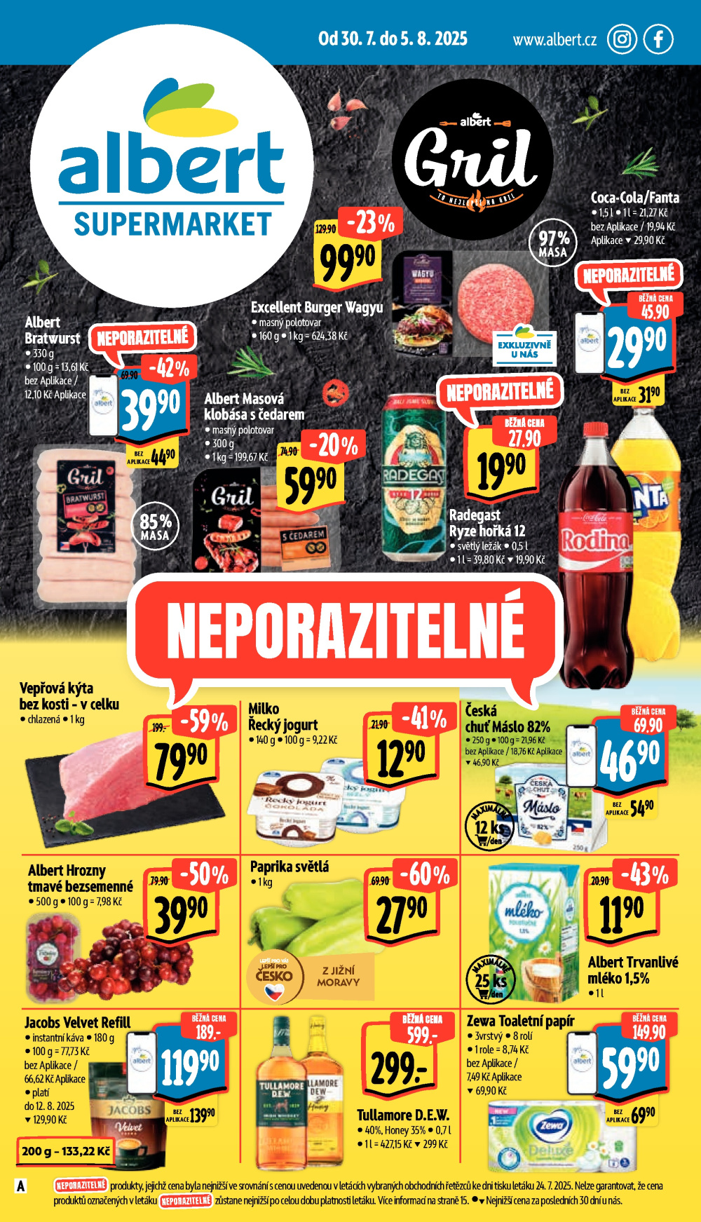 Leták Albert Supermarket leták - strana 1