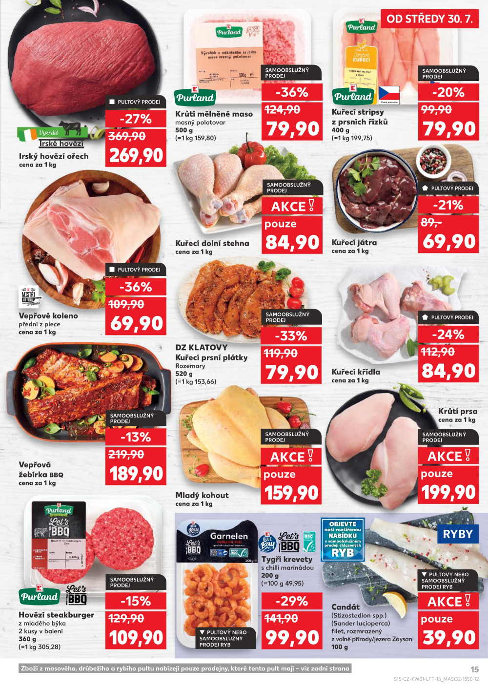 Leták Kaufland leták Praha 6 - Vypich - strana 15