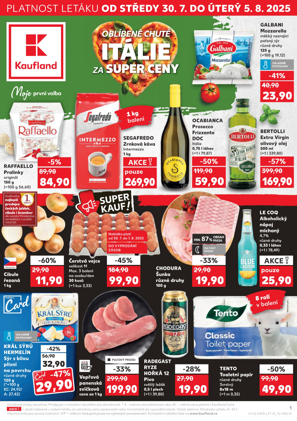 Leták Kaufland leták Praha 6 - Vypich - strana 1