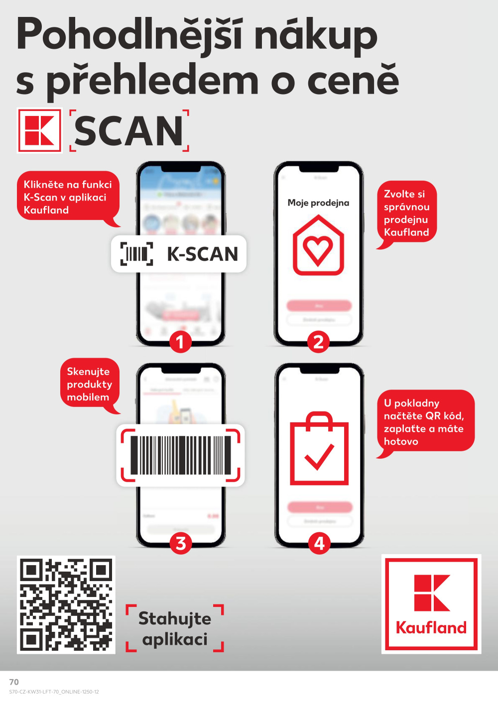 Leták Kaufland leták Praha 6 - Vypich - strana 70