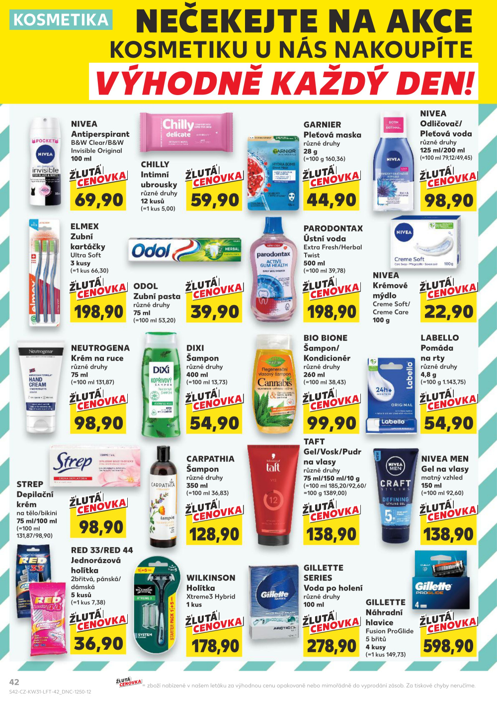 Leták Kaufland leták Nový Jičín - strana 42