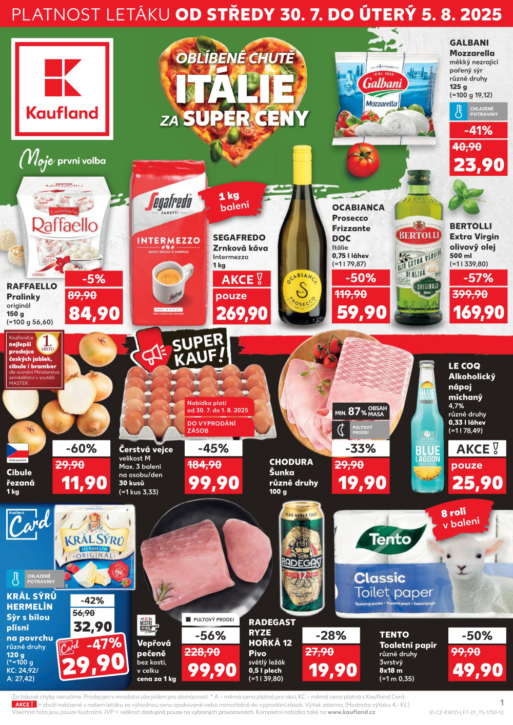 Leták Kaufland leták Klatovy - strana 1