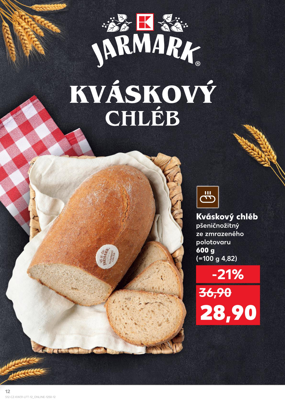 Leták Kaufland leták Praha 9 - Hloubětín - strana 12