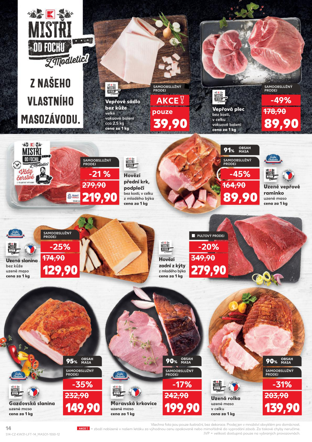 Leták Kaufland leták Praha 9 - Hloubětín - strana 14