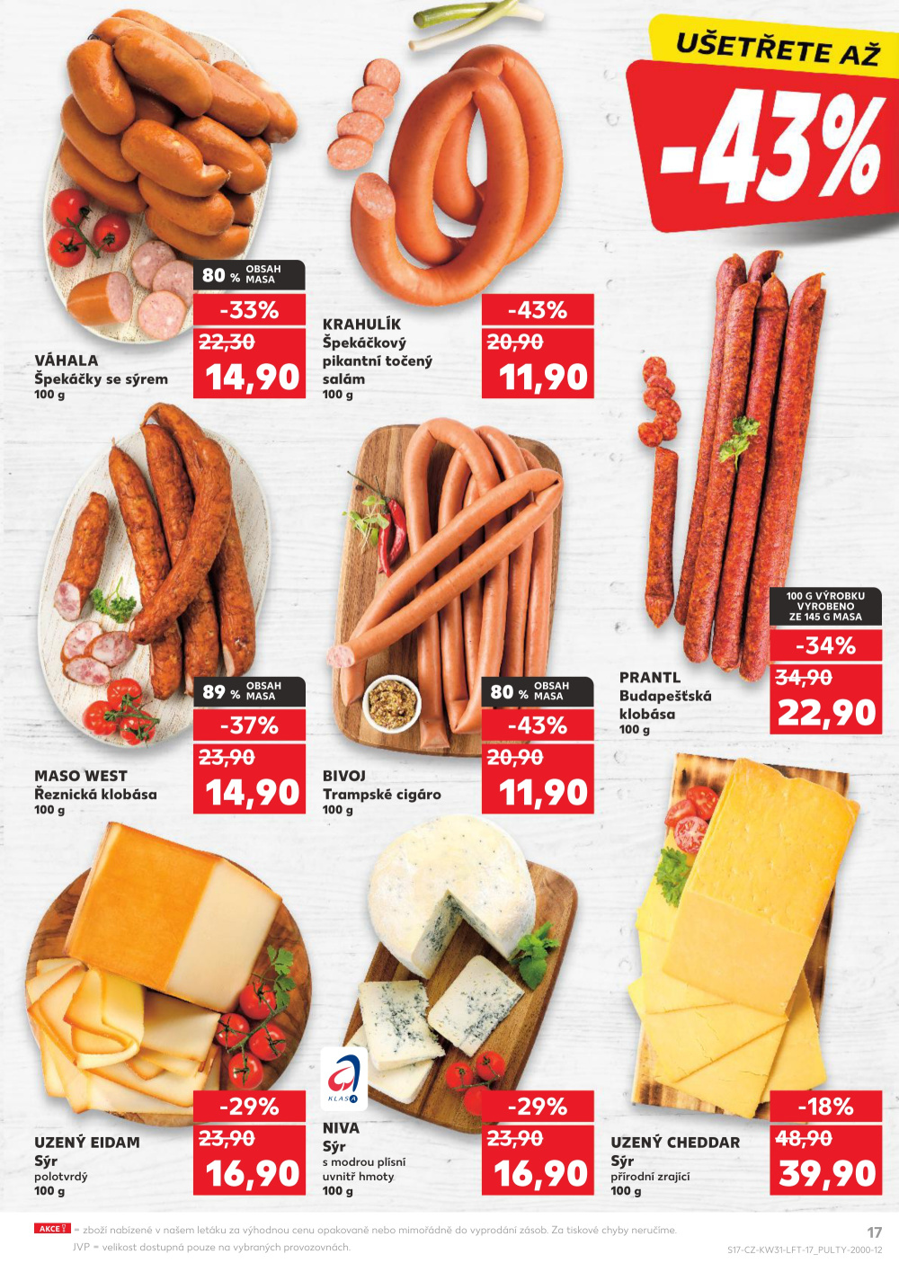 Leták Kaufland leták Praha 9 - Hloubětín - strana 17
