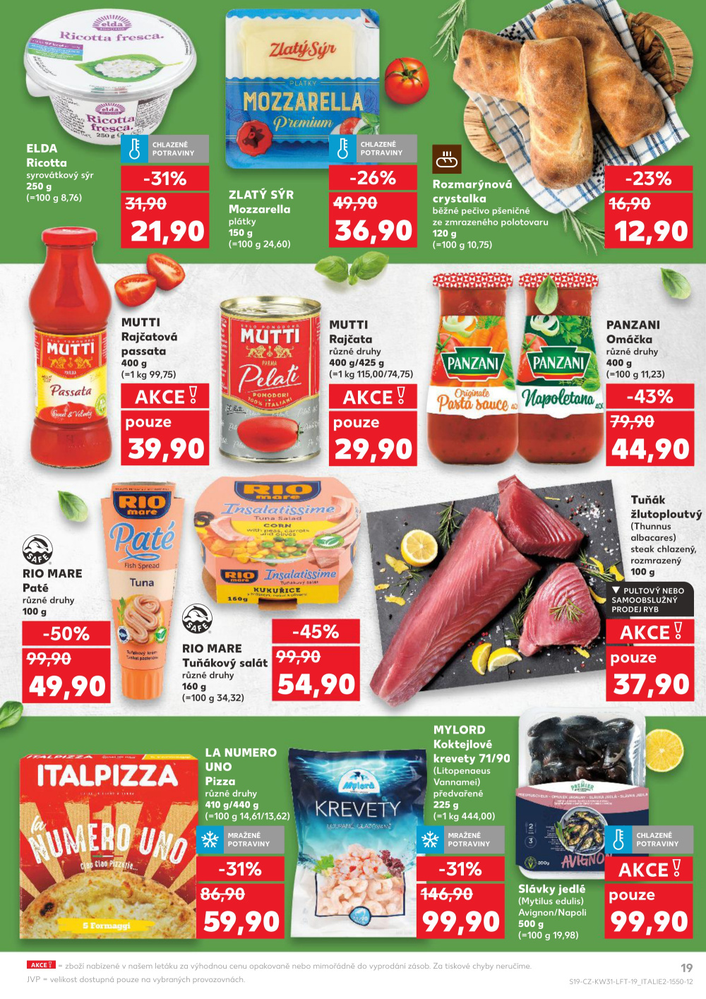 Leták Kaufland leták Praha 9 - Hloubětín - strana 19