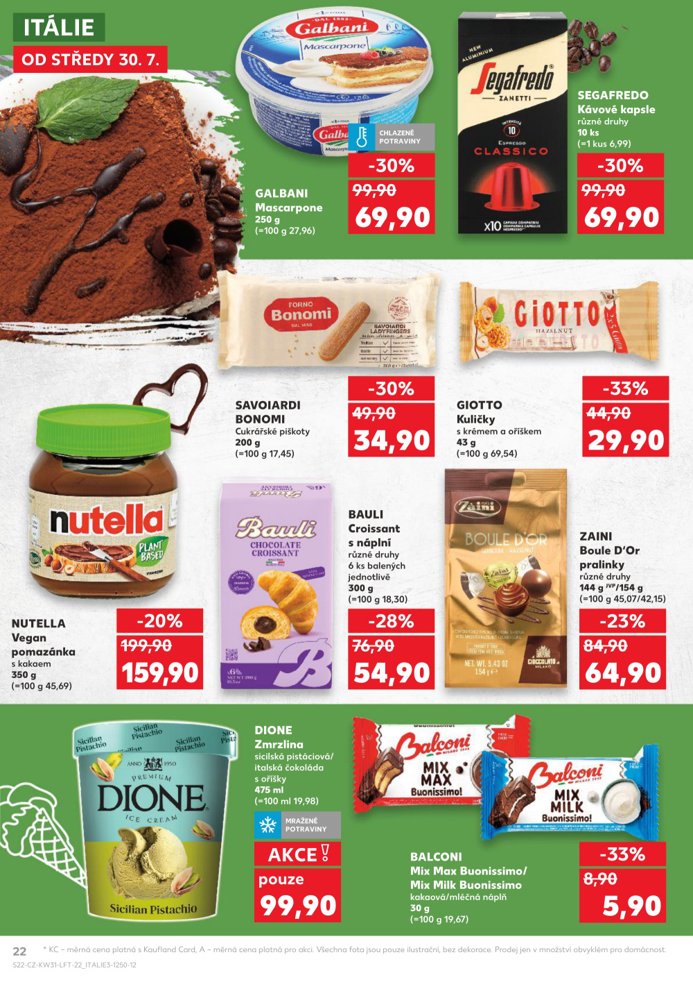 Leták Kaufland leták Praha 9 - Hloubětín - strana 22