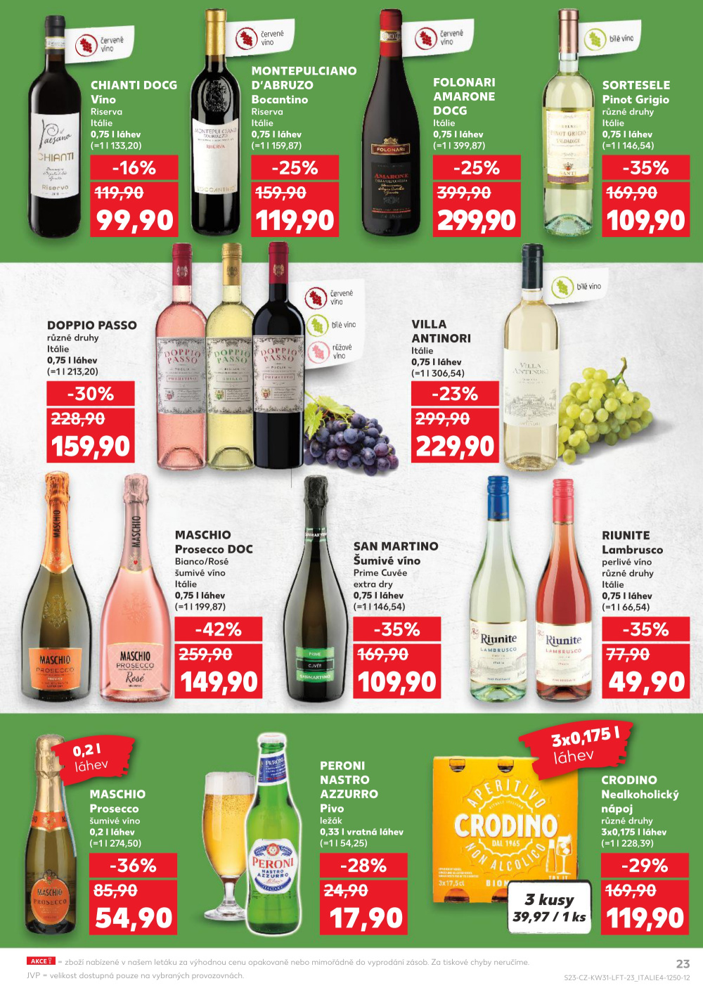 Leták Kaufland leták Praha 9 - Hloubětín - strana 23