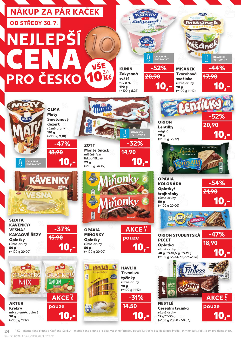 Leták Kaufland leták Praha 9 - Hloubětín - strana 24