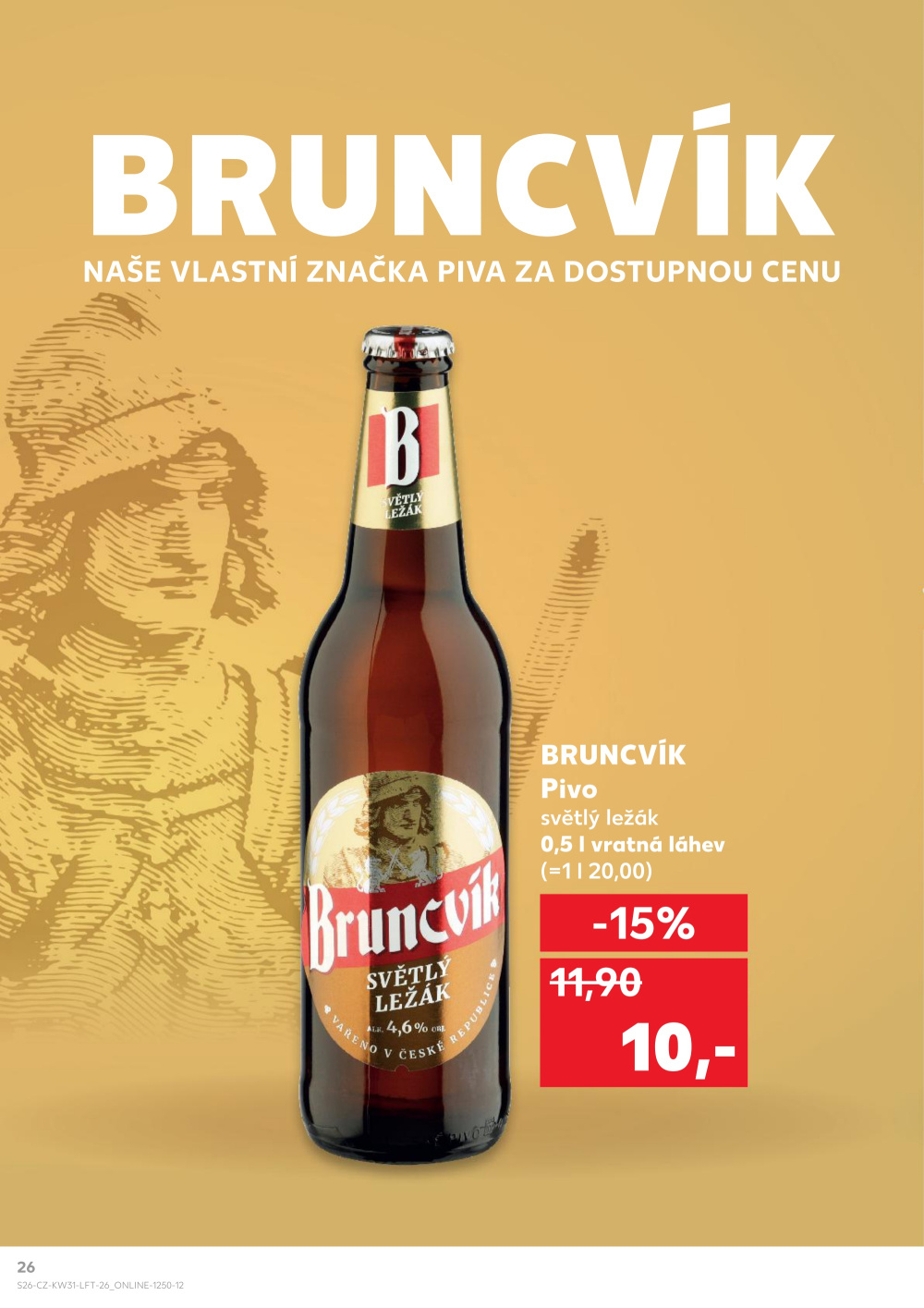 Leták Kaufland leták Praha 9 - Hloubětín - strana 26