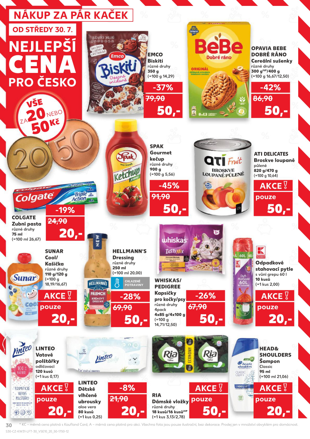 Leták Kaufland leták Praha 9 - Hloubětín - strana 30