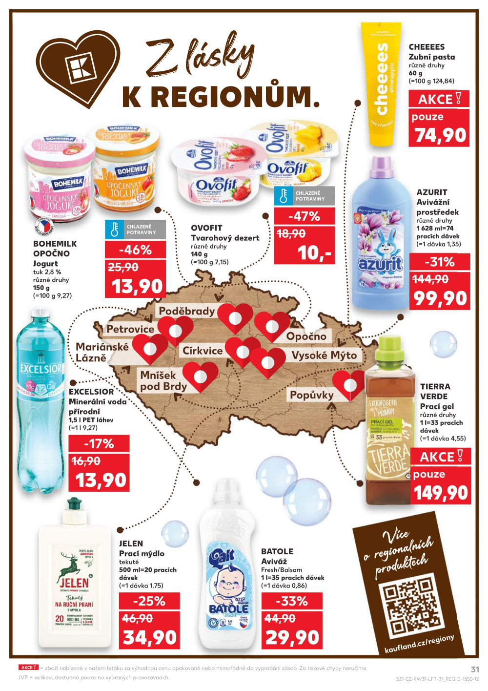 Leták Kaufland leták Praha 9 - Hloubětín - strana 31