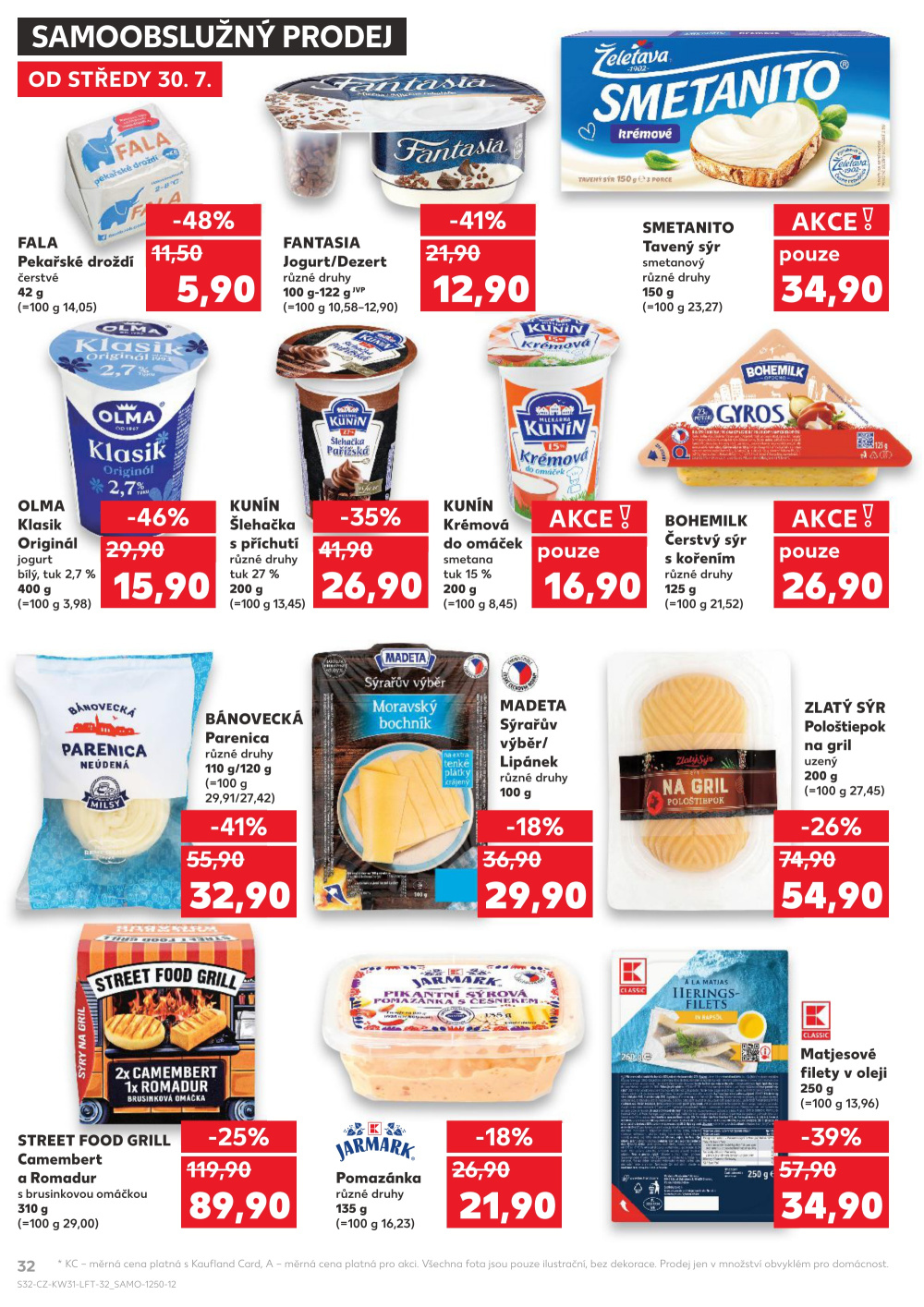 Leták Kaufland leták Praha 9 - Hloubětín - strana 32
