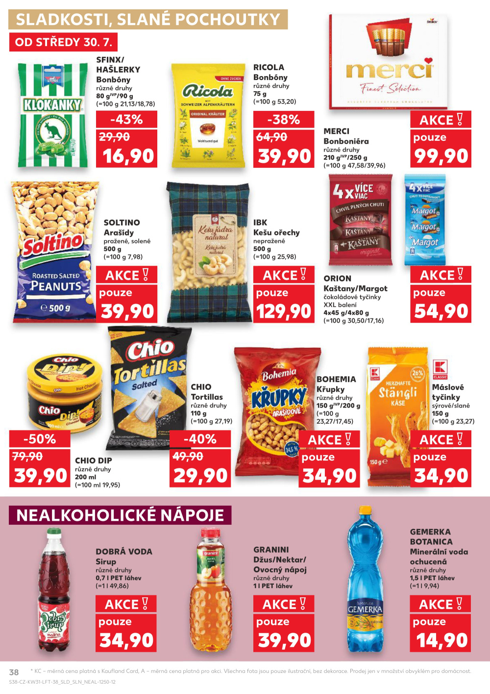 Leták Kaufland leták Praha 9 - Hloubětín - strana 38