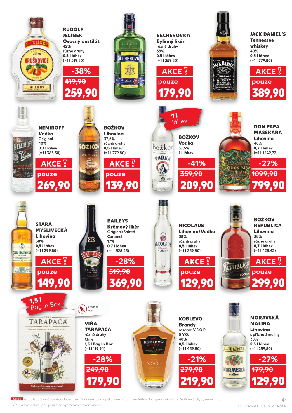 Leták Kaufland leták Praha 9 - Hloubětín - strana 41