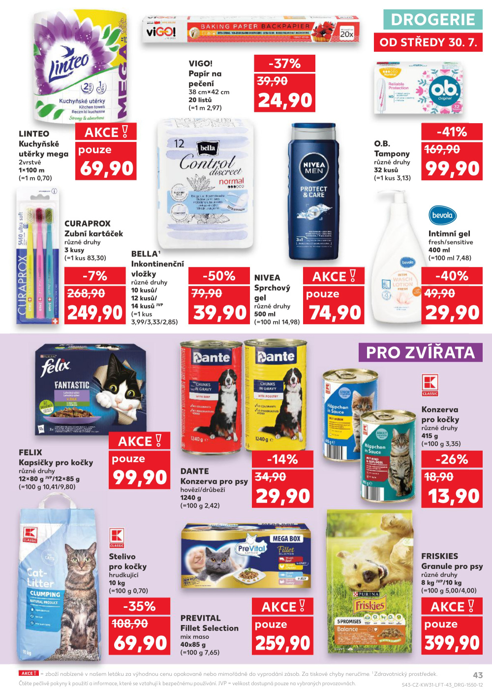 Leták Kaufland leták Praha 9 - Hloubětín - strana 43
