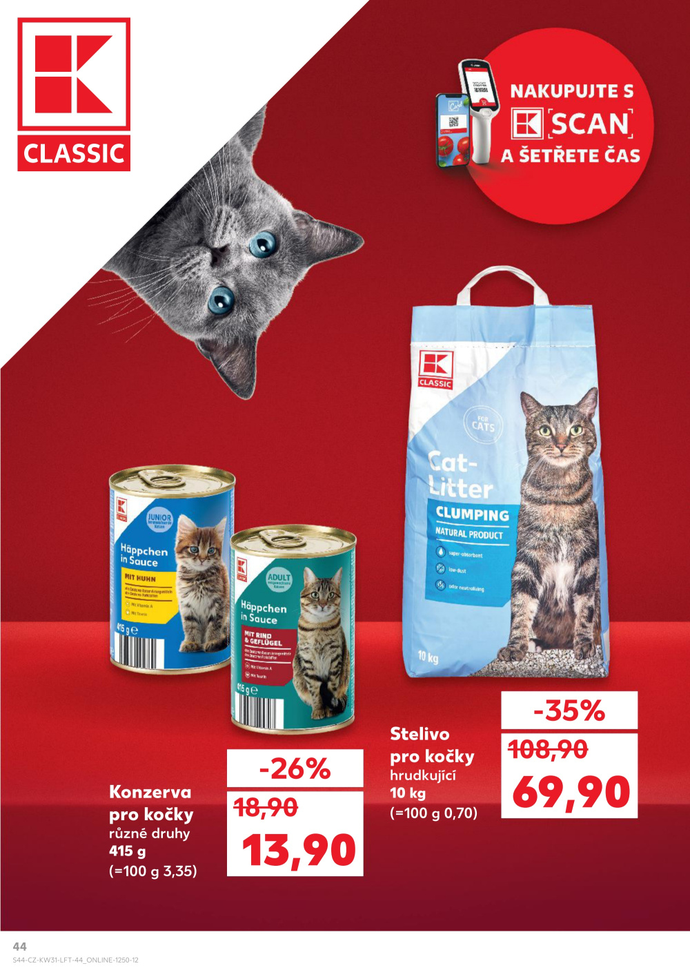 Leták Kaufland leták Praha 9 - Hloubětín - strana 44