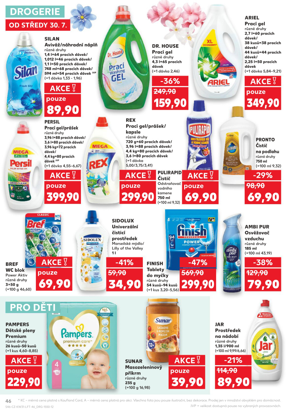 Leták Kaufland leták Praha 9 - Hloubětín - strana 46