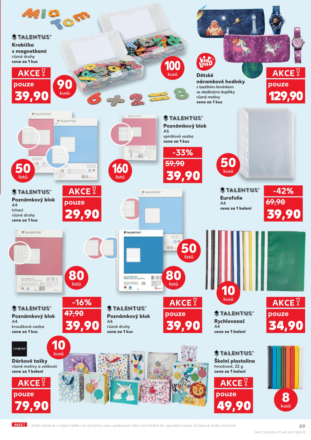 Leták Kaufland leták Praha 9 - Hloubětín - strana 49
